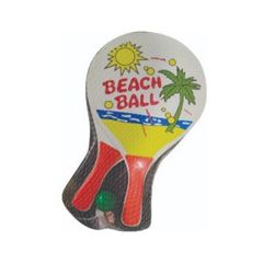 KIT FRESCOBOL 02 RAQUETES 01 BOLA