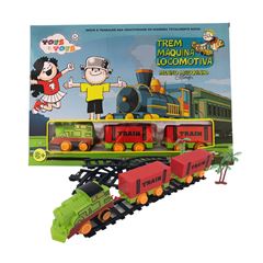 LOCOMOTIVA DIVERTIDA: MONTAGEM FÁCIL E AVENTURA SEM FIM!