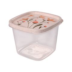 POTE QUADRADO DECORADO 1,2LT