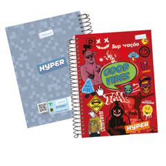 CADERNO UNIV HYPER 1 X 1 96 FLS