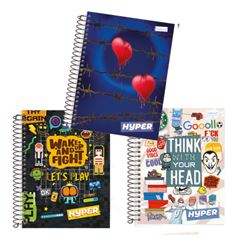 CADERNO UNIV HYPER 10 X 1 200 FLS