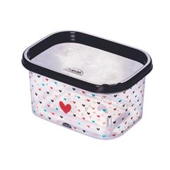 POTE CONECT RETANGULAR  PRETO 0,9LT