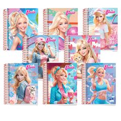 CADERNO UNI GLAMUOR GIRLS 10X1 200 FLS