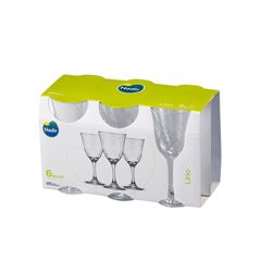 JOGO TACA LIRIO VINHO 0,25LT