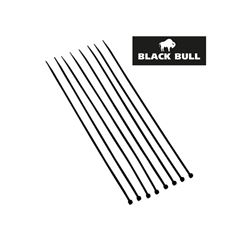 ABRACADEIRA DE NYLON 100PCS PRETA 2.5X20
