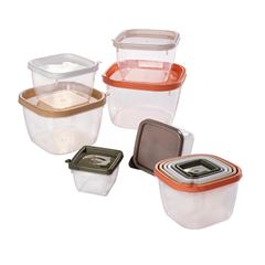 CONJUNTO 06 POTES CONECT QUADRADO