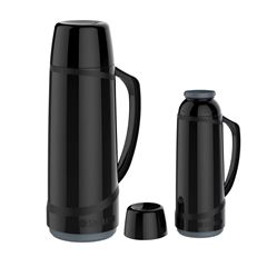 GARRAFA TERMICA CRISTAL PRETA 1LT