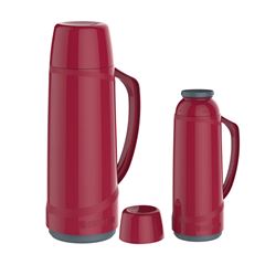 GARRAFA TERMICA CRISTAL VERMELHA 1LT