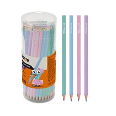 POTE DE LAPIS GRAF PASTEL BAZZE PT 72UN