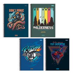 CADERNO UNIVERSITARIO HIGH  MASC 4X1