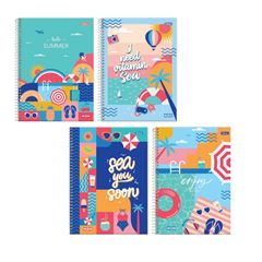 CADERNO UNIVER. HIGH  FEM 4X10 160F