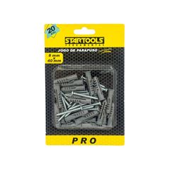 JOGO DE  PARAFUSO COM BUCHA 8MMX40MM