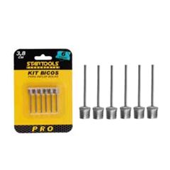 KIT BICOS PARA INFLAR BOLAS 6PC