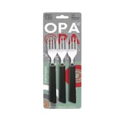 JOGO DE GARFO MESA OPA 3PC PRETO