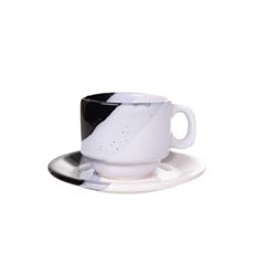 XICARA DE CHA COM PIRES PRETO/BCO