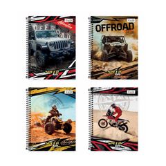 CADERNO SPEED 20X1 280FLS COM ADESIVO