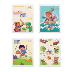 CADERNO BROCHURA 1/4 FLEX 40FLS