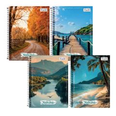 CADERNO NATURE 1/4 192FLS
