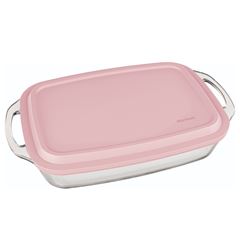 ASSADEIRA RET SELETTA COM TMP 3,5LT ROSA