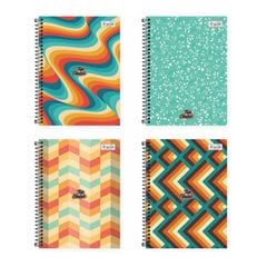 CADERNO CLASSIC 10X1 140FLS COM ADESIVO