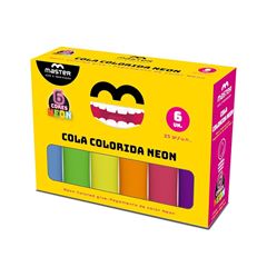 COLA COLORIDA NEON 06 CORES MASTER  25G