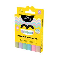 MASSINHA AMIDO 6 CORES TOM PASTEL 90G