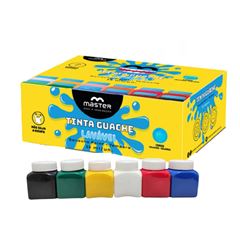 TINTA GUACHE LAVAVEL 6 CORES 0,15LT