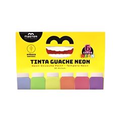 TINTA GUACHE NEON 06 CORES 0,15LT