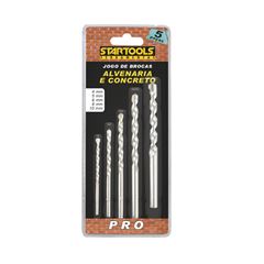KIT BROCAS PARA CONCRETO COM 5 PCS