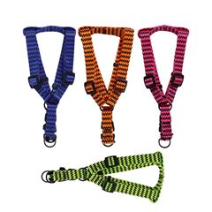 COLEIRA PEITORAL 2CM LISTRAS SORTIDAS