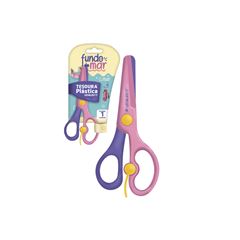 TESOURA ESCOLAR  FUNDO DO MAR BLISTER