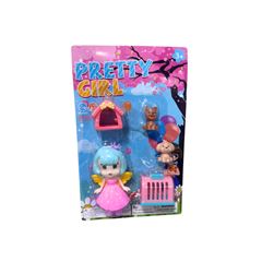 BONECA FADINHA C/ ACESSORIOS PET