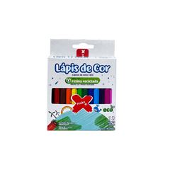 LAPIS HEXAGONAL 12 CORES ECOLOGICO PEQ