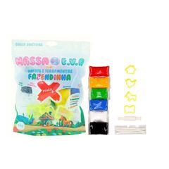 KIT MASSA EVA COM MOLDES E FERRAMENTAS