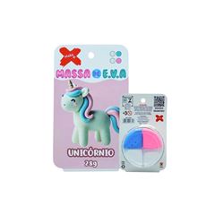 MASSA DE EVA  C/4 CORES UNICORNIO