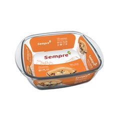 ASSADEIRA QUADRADA 2,4LT 6PCS