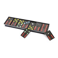 JOGO DE DOMINO PRETO SIMPLES VAZADO