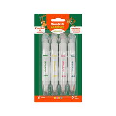 MARCA TEXTO APAGAVEL BLISTER C/4 LEO&LEO