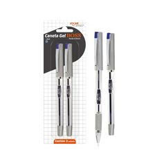 CANETA GEL BOSS 0.55 AZUL JOGAR OFFICE