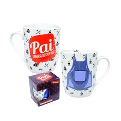 CANECA CERAMICA PAI CHURRASQUEIRO 0,4LT