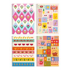 CADERNO UNIV 80F 1M MID FEM