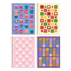 CADERNO UNIV 160F 10M MID FEM