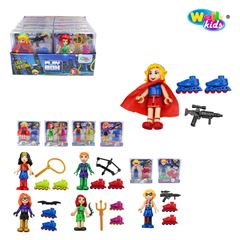 BONECA DE MONTAR PLAY BOX HEROINA