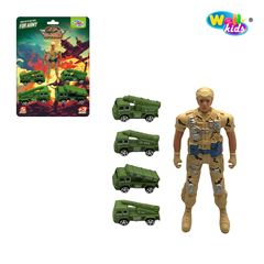 BONECO MILITAR CARROS FOR ARMY 5 PCS