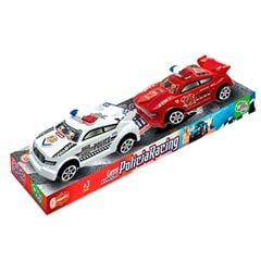 CARRO DE POLICIA RACING TWO 2 PCS
