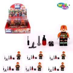 BONECO DE MONTAR PLAY BOX BOMBEIRO 6 PCS