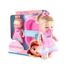 BONECA COM MAMADEIRA E MAGIA