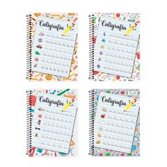 CADERNO CD CALIGRAFIA ESPIRAL 60FLS
