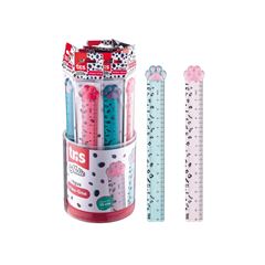 REGUA TRIS HOLIC PETS 15CM POLY 1UN