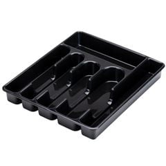 PORTA TALHER SEM TAMPA  6 DIV PRETO ECO